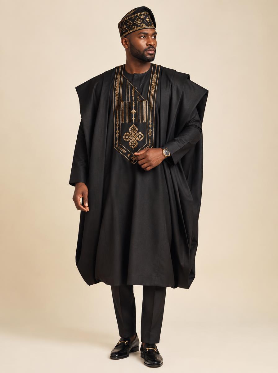 Oríkì Embroidered Agbada